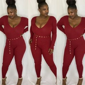 CLASSY KNIT JUMPSUIT